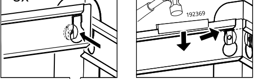 Attaching a beam to a leg