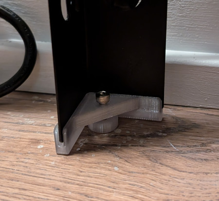 An adjustable foot.